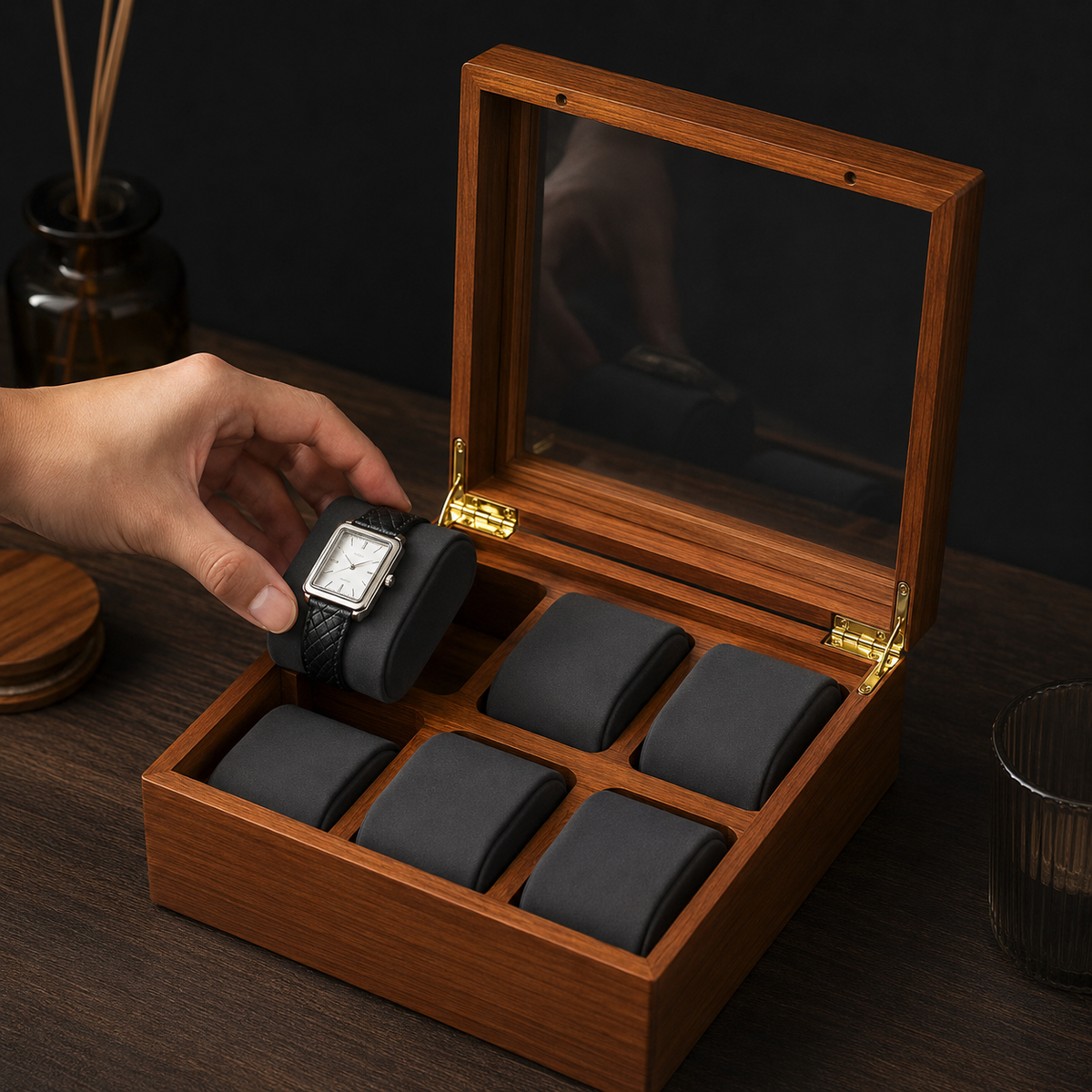 Boîte pour 6 Montres | Le Takumi