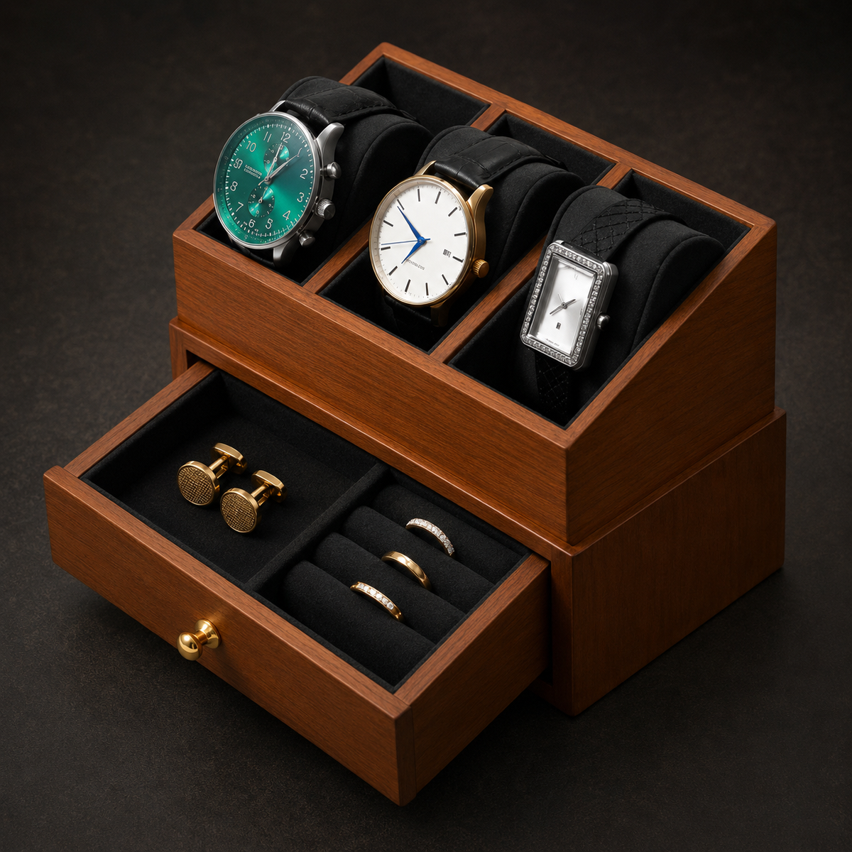Boîte pour 3 Montres | Le Marquis