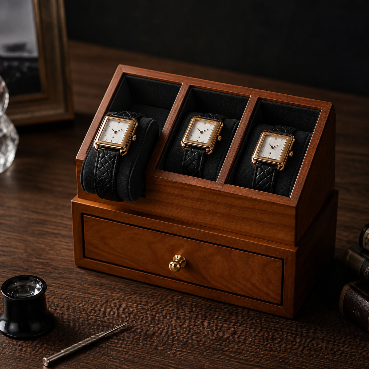 Boîte pour 3 Montres | Le Marquis