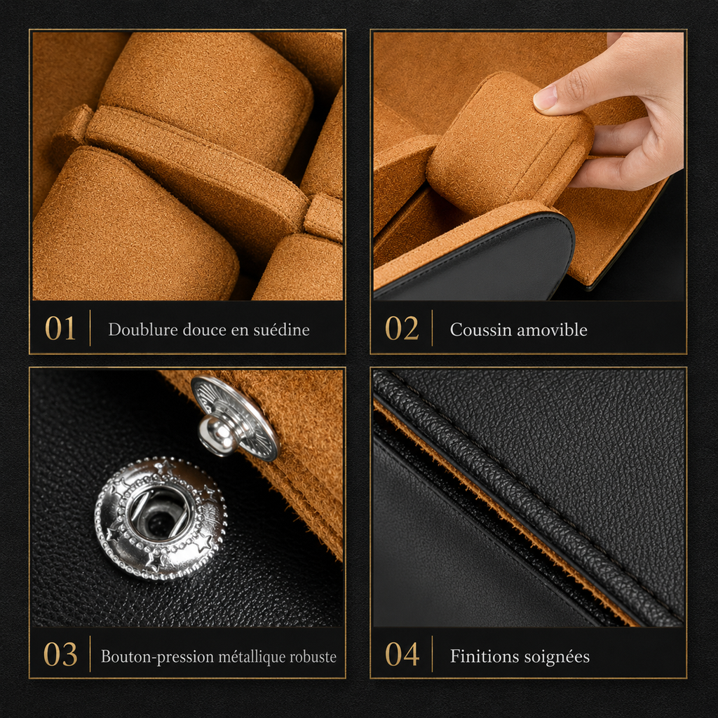 Étui pour 6 Montres | Le Grand Voyageur