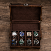 Boîte avec fermoir pour 10 Montres | Le Pionnier