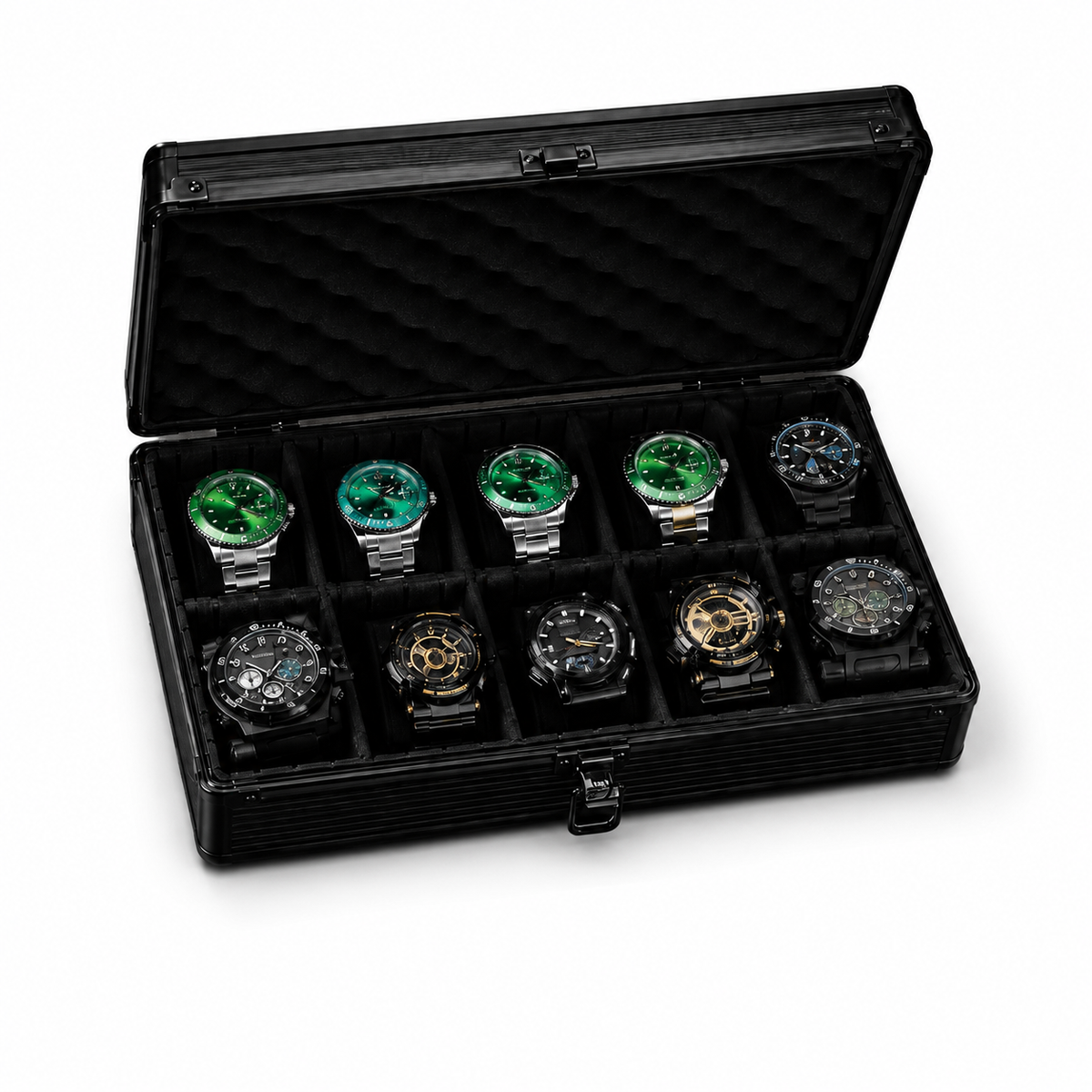 Boîte pour 10 Montres | La Nuit Royale