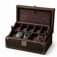 Boîte avec fermoir pour 10 Montres | Le Pionnier