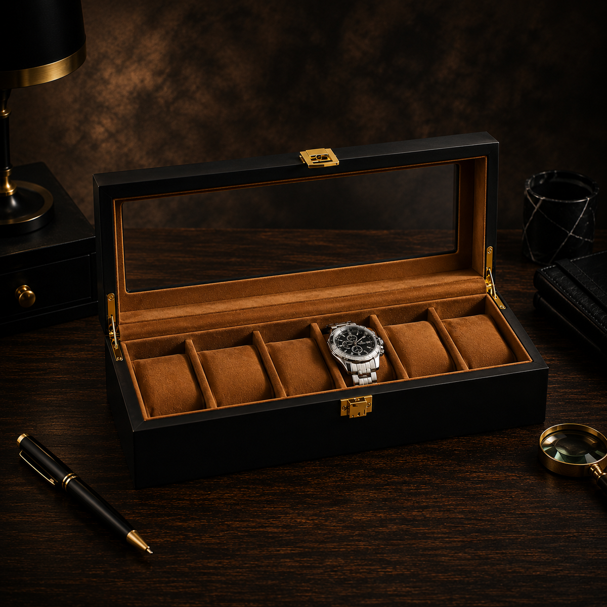 Boîte pour 10 ou 6 Montres  | Le Souverain