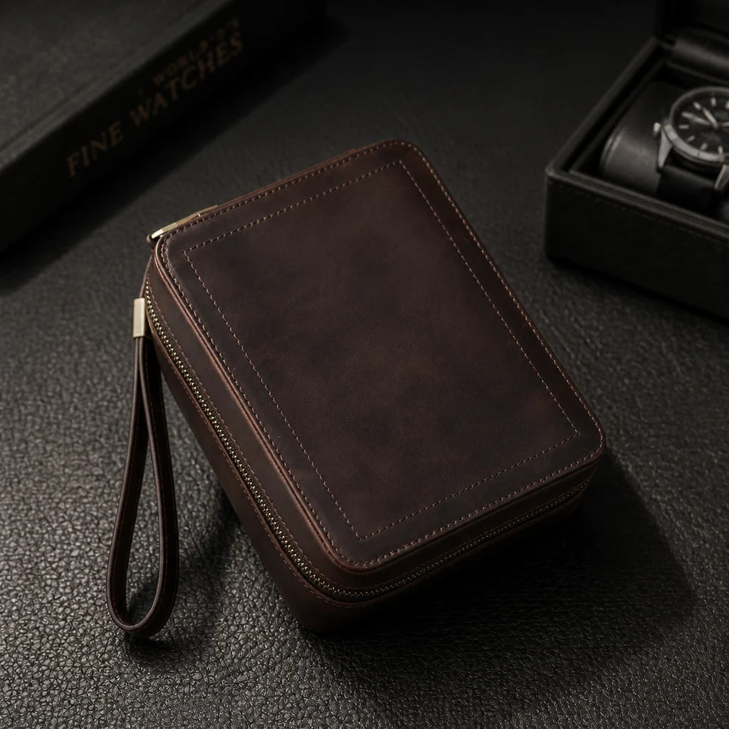 Étui pour 2 Montres | Le Diplomate