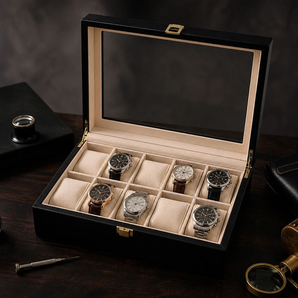 Boîte pour 10 ou 6 Montres  | Le Souverain