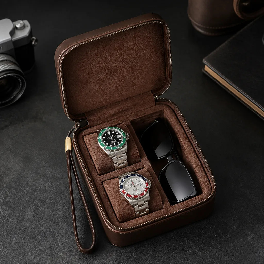 Étui pour 2 Montres | Le Diplomate