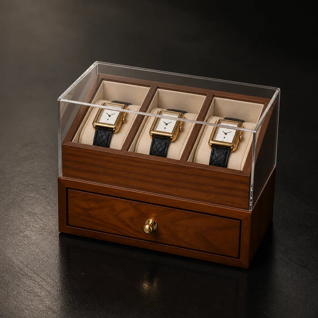 Boîte pour 3 Montres | Le Marquis