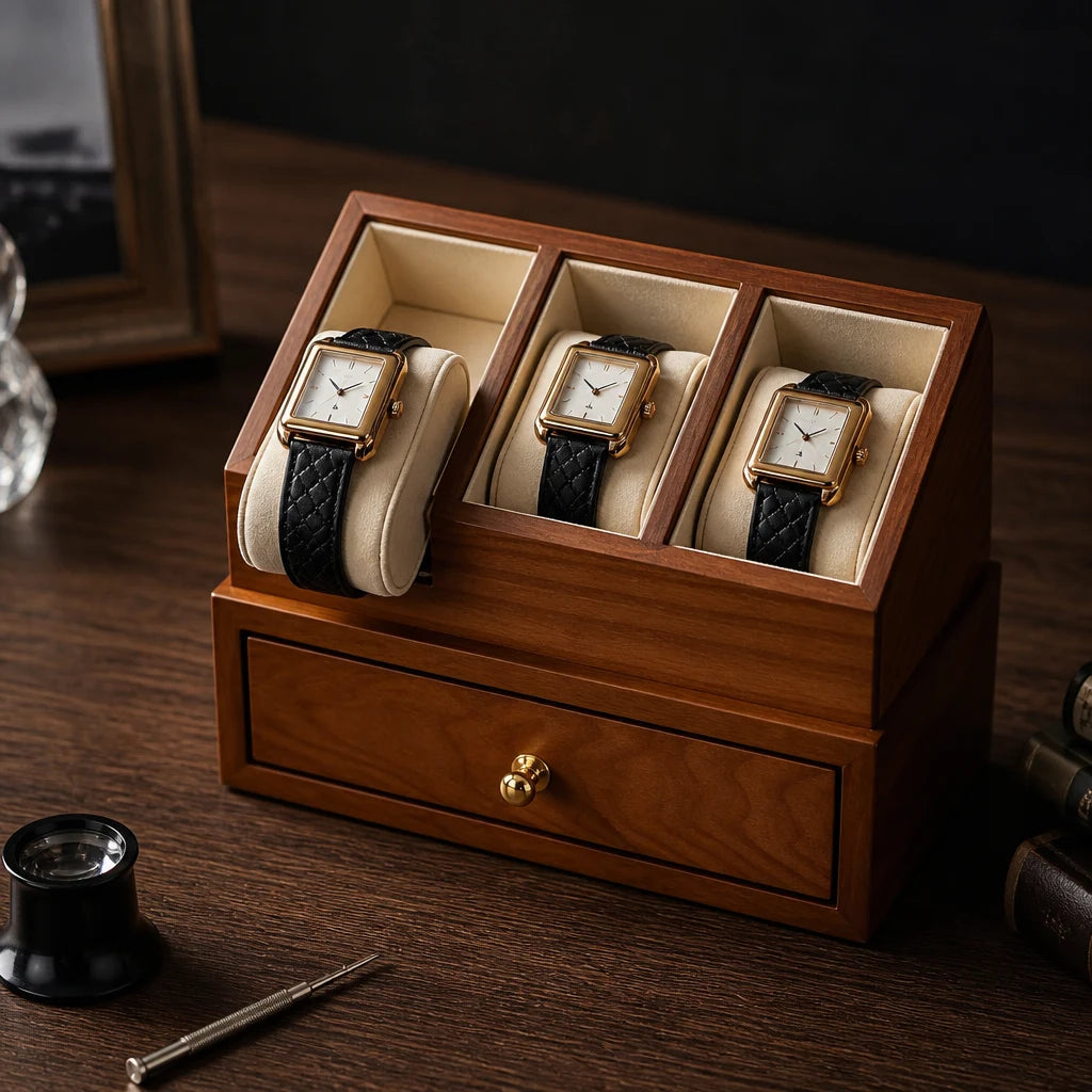 Boîte pour 3 Montres | Le Marquis