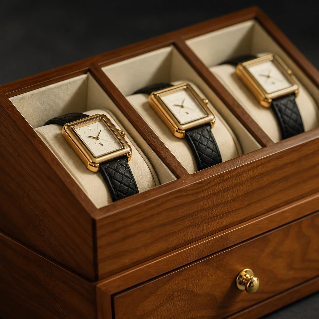 Boîte pour 3 Montres | Le Marquis